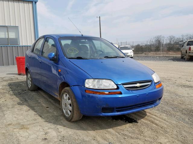 KL1TJ52674B180099 - 2004 CHEVROLET AVEO LS BLUE photo 1