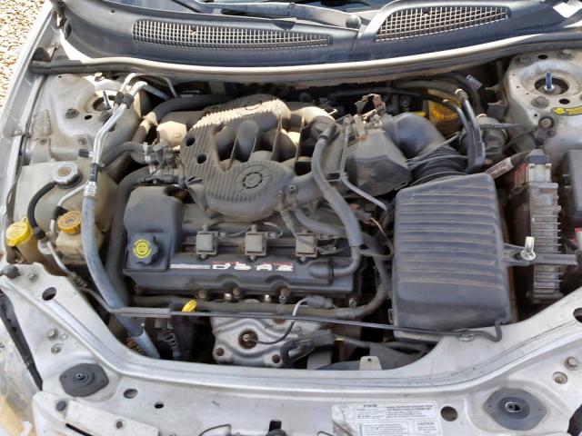 1C3EL46R22N296644 - 2002 CHRYSLER SEBRING LX SILVER photo 7