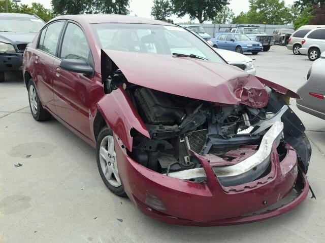 1G8AJ55F26Z104838 - 2006 SATURN ION LEVEL RED photo 1