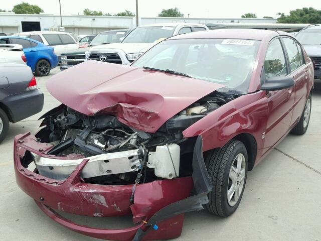 1G8AJ55F26Z104838 - 2006 SATURN ION LEVEL RED photo 2