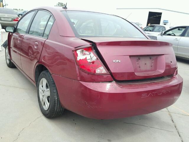 1G8AJ55F26Z104838 - 2006 SATURN ION LEVEL RED photo 3