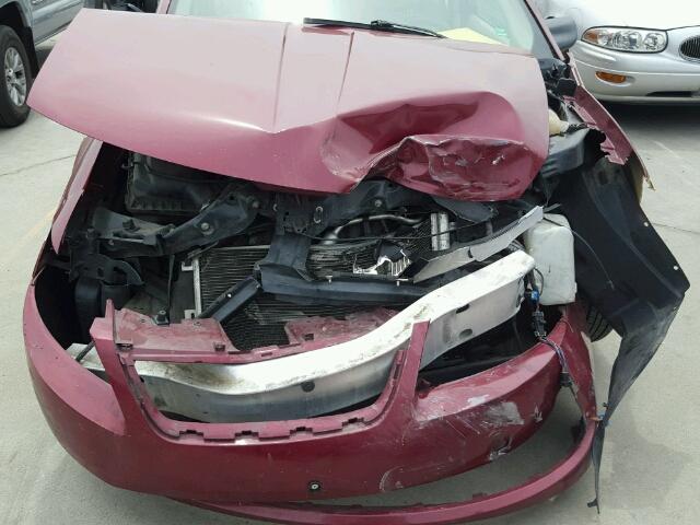 1G8AJ55F26Z104838 - 2006 SATURN ION LEVEL RED photo 7