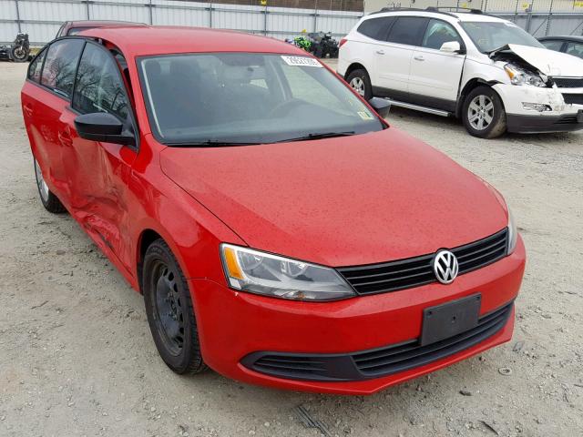 3VW2K7AJ5DM361288 - 2013 VOLKSWAGEN JETTA BASE RED photo 1