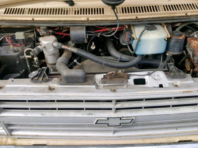 2GBJG31M5H4115568 - 1987 CHEVROLET G30 BEIGE photo 7