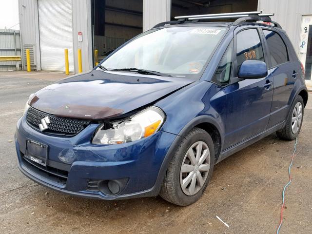 JS2YB5A35A6300799 - 2010 SUZUKI SX4 BLUE photo 2