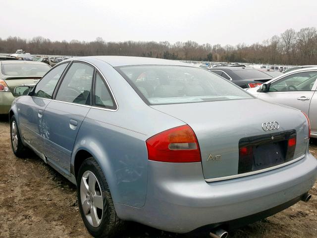 WAULT64B22N144154 - 2002 AUDI A6 3.0 QUA BLUE photo 3