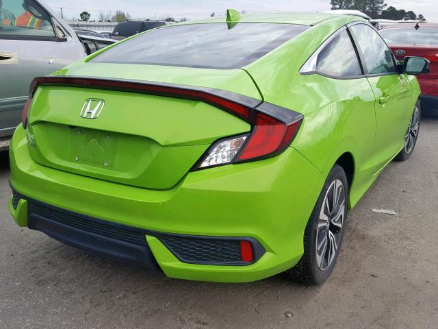 2HGFC3B76HH360962 - 2017 HONDA CIVIC EXL GREEN photo 4