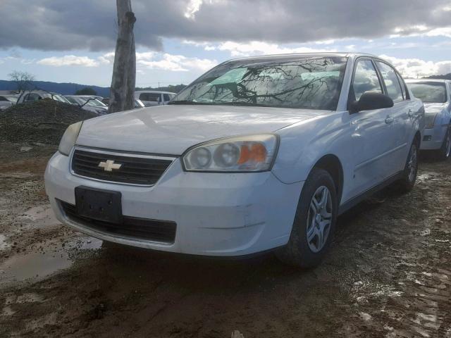 1G1ZS58F17F244067 - 2007 CHEVROLET MALIBU LS WHITE photo 2