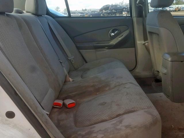 1G1ZS58F17F244067 - 2007 CHEVROLET MALIBU LS WHITE photo 6