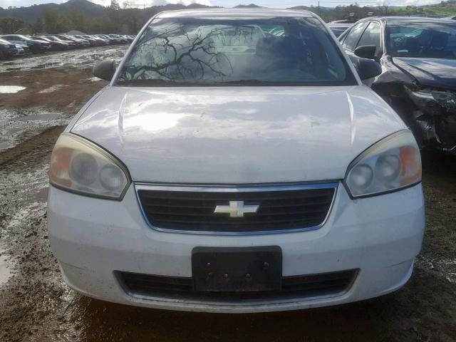 1G1ZS58F17F244067 - 2007 CHEVROLET MALIBU LS WHITE photo 9