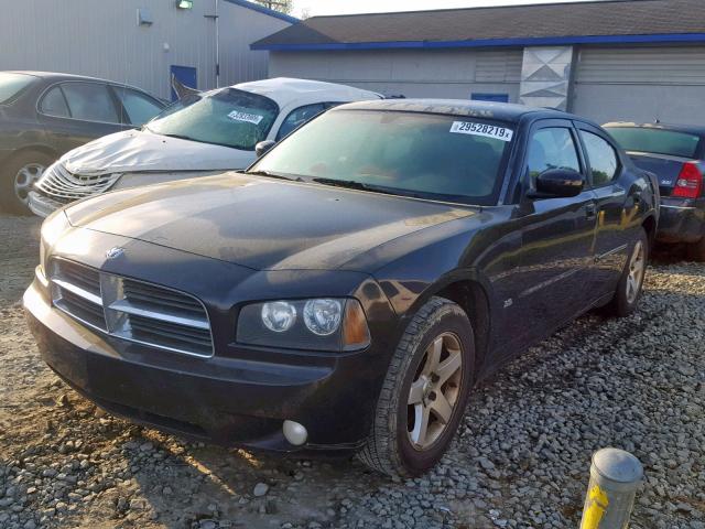 2B3CA3CV7AH194415 - 2010 DODGE CHARGER SX BLACK photo 2