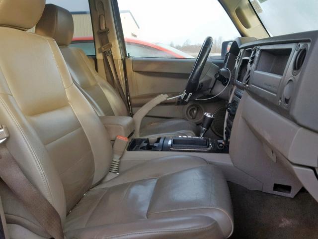 1J8HG48K16C272410 - 2006 JEEP COMMANDER RED photo 5