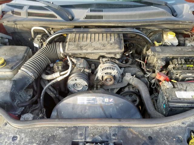 1J8HG48K16C272410 - 2006 JEEP COMMANDER RED photo 7