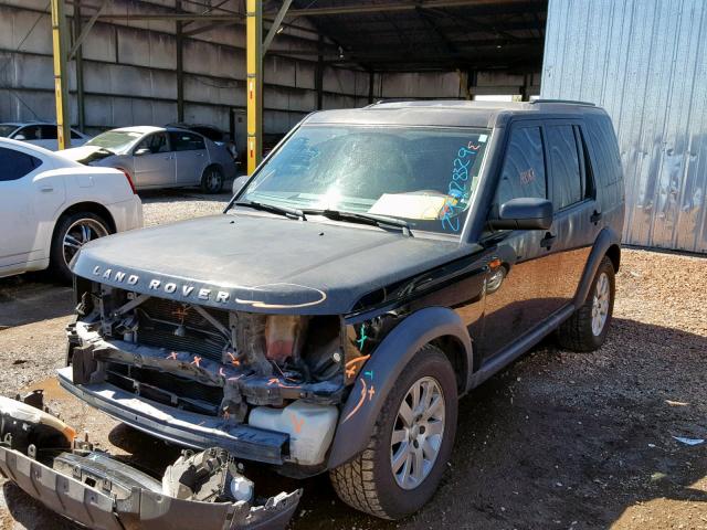 SALAA254X5A301524 - 2005 LAND ROVER LR3 BLACK photo 2