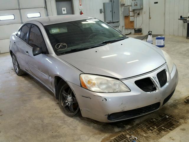 1G2ZG58BX74267336 - 2007 PONTIAC G6 BASE SILVER photo 1