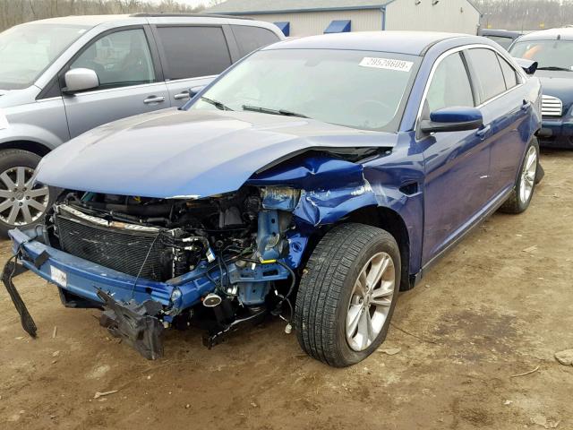 1FAHP2E87DG144317 - 2013 FORD TAURUS SEL BLUE photo 2