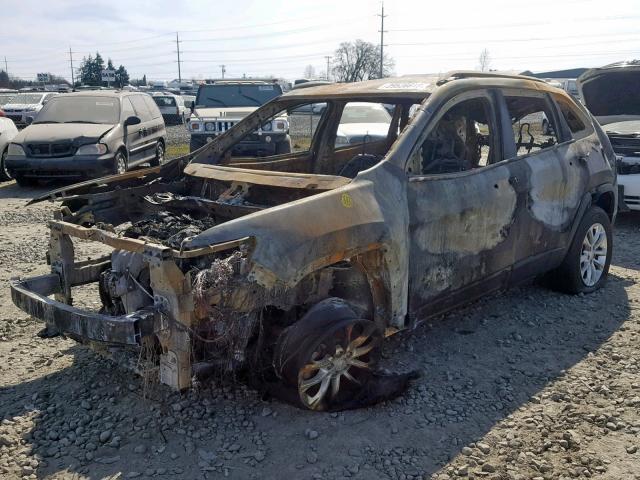 1C4PJMCB8KD168013 - 2019 JEEP CHEROKEE L BURN photo 2