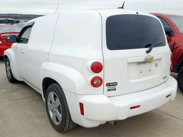 3GCCA85B29S558389 - 2009 CHEVROLET HHR PANEL WHITE photo 3