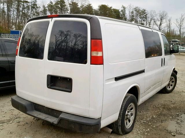 1GCUGADX6A1161605 - 2010 CHEVROLET EXPRESS G1 WHITE photo 4