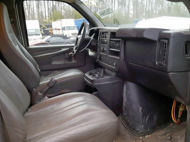 1GCUGADX6A1161605 - 2010 CHEVROLET EXPRESS G1 WHITE photo 5