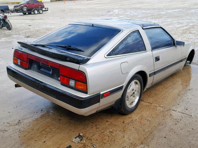 JN1HZ16S4FX058350 - 1985 NISSAN 300ZX 2+2 GRAY photo 4