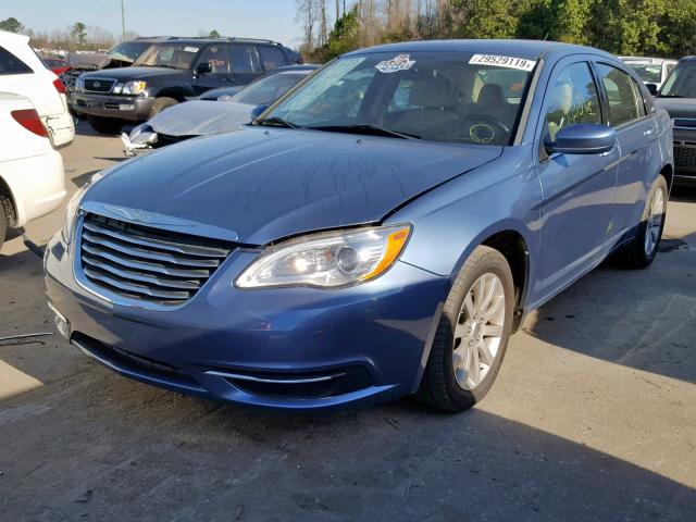 1C3BC1FB0BN555541 - 2011 CHRYSLER 200 TOURIN BLUE photo 2