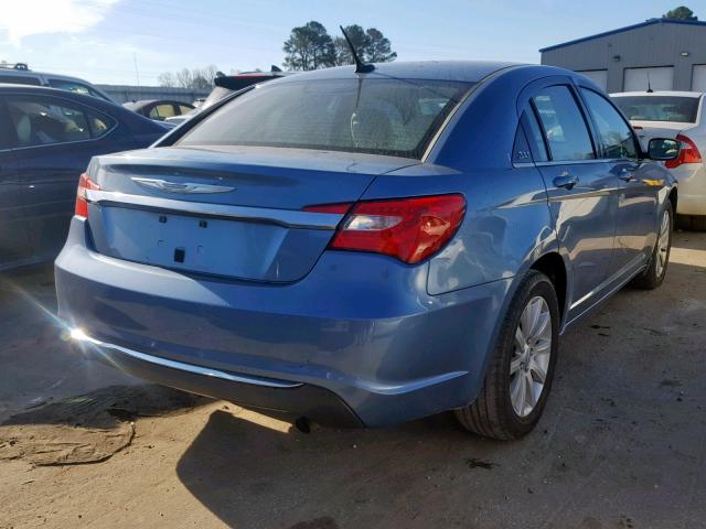 1C3BC1FB0BN555541 - 2011 CHRYSLER 200 TOURIN BLUE photo 4