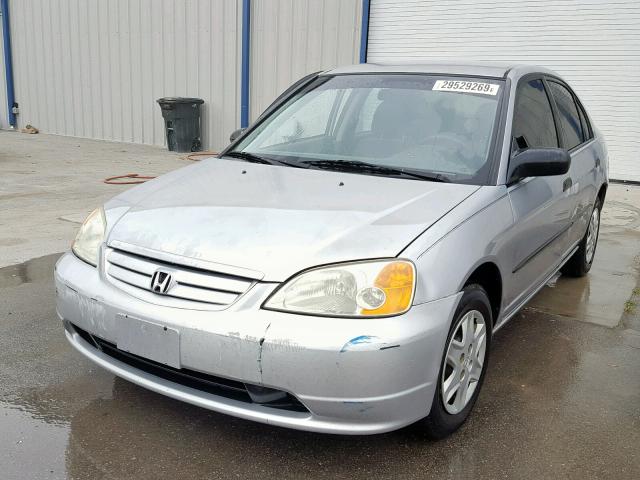 2HGES161X3H504532 - 2003 HONDA CIVIC DX GRAY photo 2