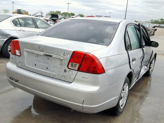 2HGES161X3H504532 - 2003 HONDA CIVIC DX GRAY photo 4