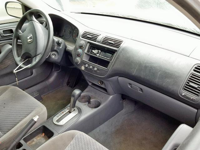 2HGES161X3H504532 - 2003 HONDA CIVIC DX GRAY photo 9