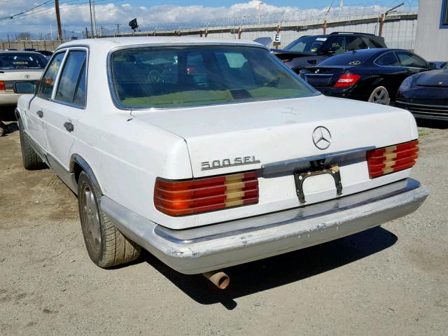 WDBCA32A8EA082092 - 1984 MERCEDES-BENZ 380 SE WHITE photo 3