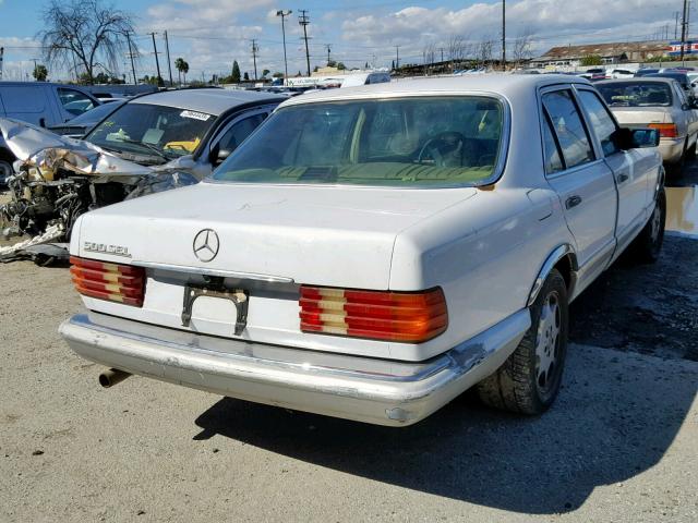 WDBCA32A8EA082092 - 1984 MERCEDES-BENZ 380 SE WHITE photo 4