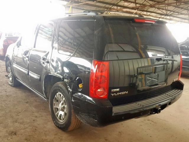 1GKFC13098R104677 - 2008 GMC YUKON BLACK photo 3