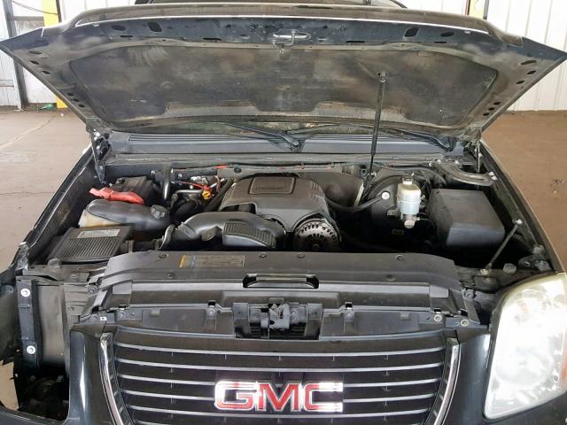 1GKFC13098R104677 - 2008 GMC YUKON BLACK photo 7