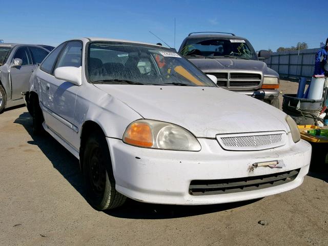 1HGEJ6128VL022664 - 1997 HONDA CIVIC DX WHITE photo 1