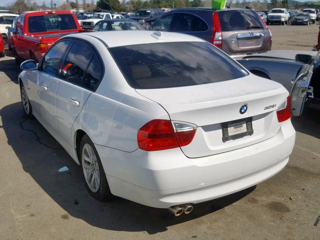 WBAVC53597FZ74856 - 2007 BMW 328 I SULE WHITE photo 3