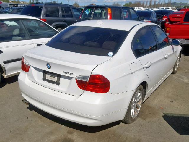 WBAVC53597FZ74856 - 2007 BMW 328 I SULE WHITE photo 4