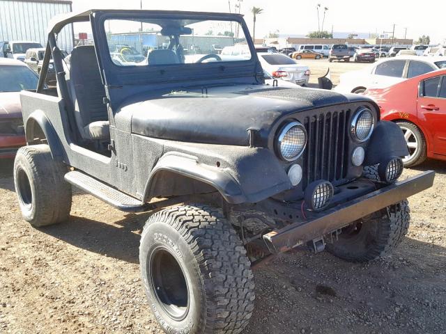 1JCCE87E9CT015399 - 1982 JEEP JEEP CJ7 BLACK photo 1