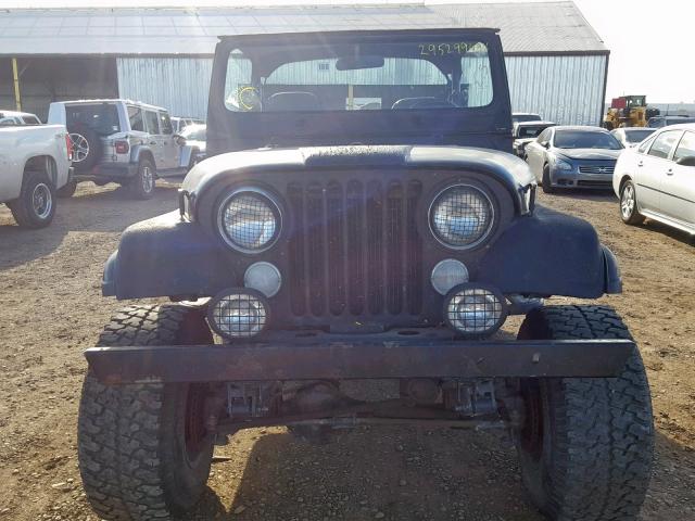 1JCCE87E9CT015399 - 1982 JEEP JEEP CJ7 BLACK photo 10