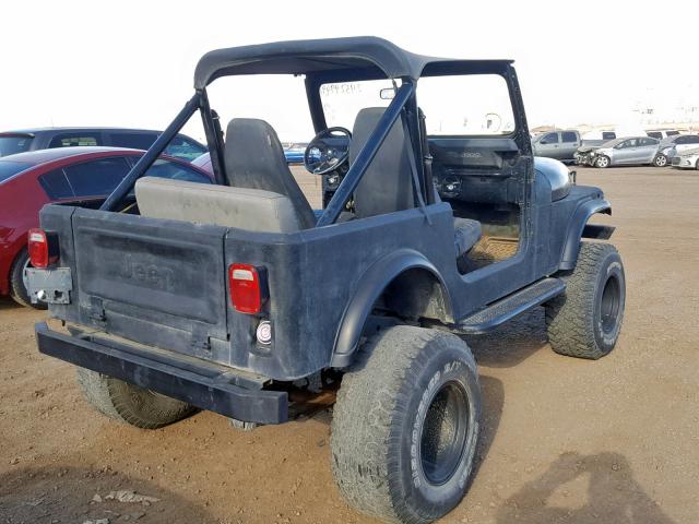 1JCCE87E9CT015399 - 1982 JEEP JEEP CJ7 BLACK photo 4