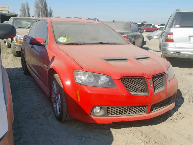 6G2EC57YX9L183478 - 2009 PONTIAC G8 GT RED photo 1