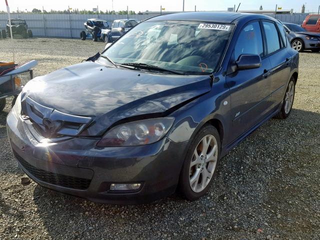 JM1BK344891192440 - 2009 MAZDA 3 S GRAY photo 2