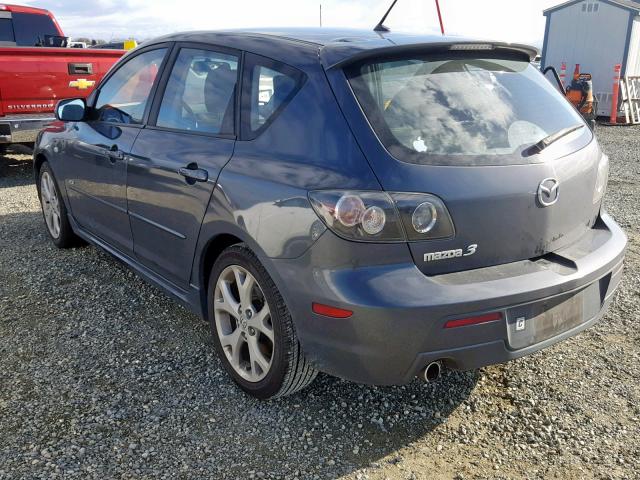 JM1BK344891192440 - 2009 MAZDA 3 S GRAY photo 3