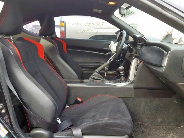 JF1ZNAA16D1713089 - 2013 TOYOTA SCION FR-S BLACK photo 5