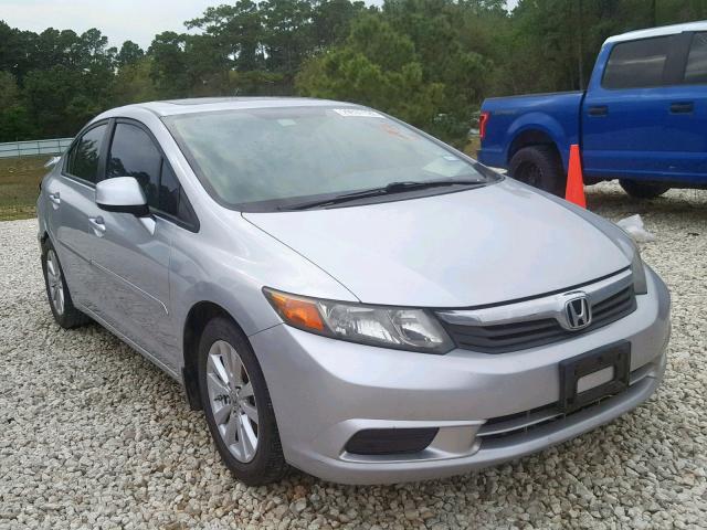 2HGFB2F97CH506660 - 2012 HONDA CIVIC EXL WHITE photo 1