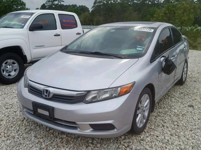 2HGFB2F97CH506660 - 2012 HONDA CIVIC EXL WHITE photo 2