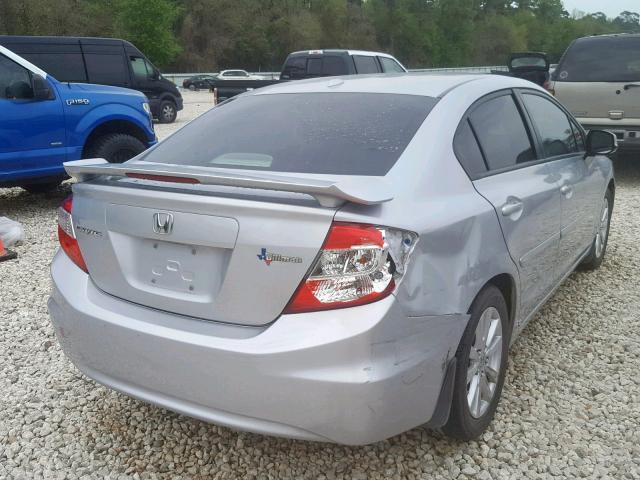 2HGFB2F97CH506660 - 2012 HONDA CIVIC EXL WHITE photo 4