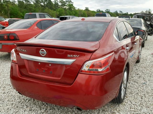 1N4BL3AP8DN485547 - 2013 NISSAN ALTIMA 3.5 BURGUNDY photo 4