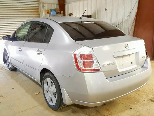 3N1AB61E08L641632 - 2008 NISSAN SENTRA 2.0 SILVER photo 3