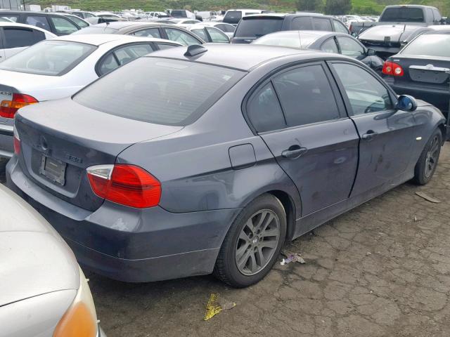 WBAVC53557FZ70920 - 2007 BMW 328 I SULE GRAY photo 4